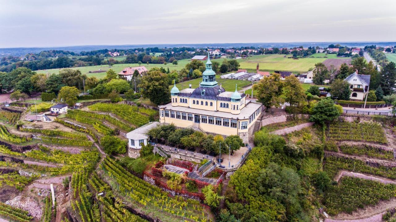 Spitzhaus Hotel Radebeul Buitenkant foto
